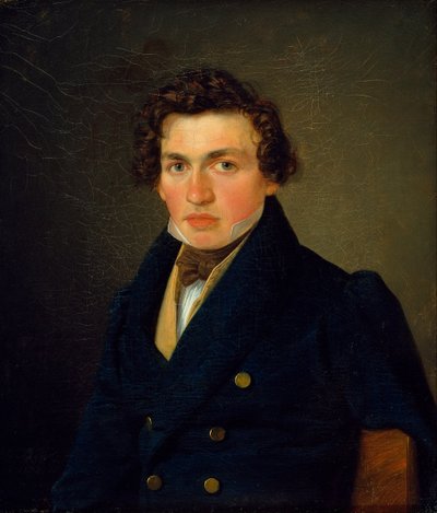 Portrait of a Young Man by Wilhelm Bendz